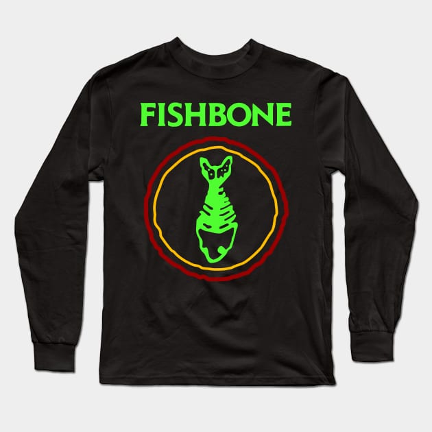 Fishbone Long Sleeve T-Shirt by titusbenton